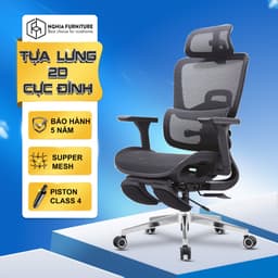 Thumbnail Ghế công thái học Nghia Furniture Mirai Pro, Tựa lưng điều chỉnh, tay vịn 4D, Piston class 4 1