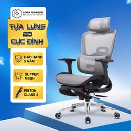 Thumbnail Ghế công thái học Nghia Furniture Mirai Pro, Tựa lưng điều chỉnh, tay vịn 4D, Piston class 4 2