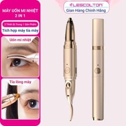 Thumbnail Máy uốn mi nhiệt Lescolton phiên bản 2025 thiết kế 2 trong 1 làm dụng cụ uốn mi và chải mi để định hình mi đẹp hơn 1