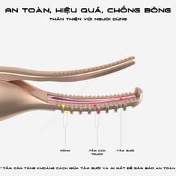 Thumbnail Máy uốn mi nhiệt Lescolton phiên bản 2025 thiết kế 2 trong 1 làm dụng cụ uốn mi và chải mi để định hình mi đẹp hơn 4