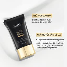 Thumbnail Kem chống nắng AHC phổ rộng 400nm căng mướt da chuẩn Hàn Masters Aqua Rich Sun Cream 30ml 4