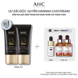 Thumbnail [MUA 1 TẶNG 1] Kem chống nắng AHC phổ rộng 400nm căng mướt da chuẩn Hàn Masters Aqua Rich Sun Cream 30ml 1
