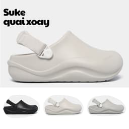 Thumbnail Giày Clog nhựa đi mưa, sandal, Sục Suke đủ màu Nam Nữ chính hãng Shondo 1