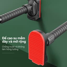 Thumbnail OneTwoFit Xà đơn gắn cửa treo tường, Thanh xà gắn tường đa năng Có thể thu gọn 70-160cm, tải trọng tối đa 200KG 3