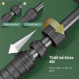 Thumbnail OneTwoFit Xà đơn gắn cửa treo tường, Thanh xà gắn tường đa năng Có thể thu gọn 70-160cm, tải trọng tối đa 200KG 4