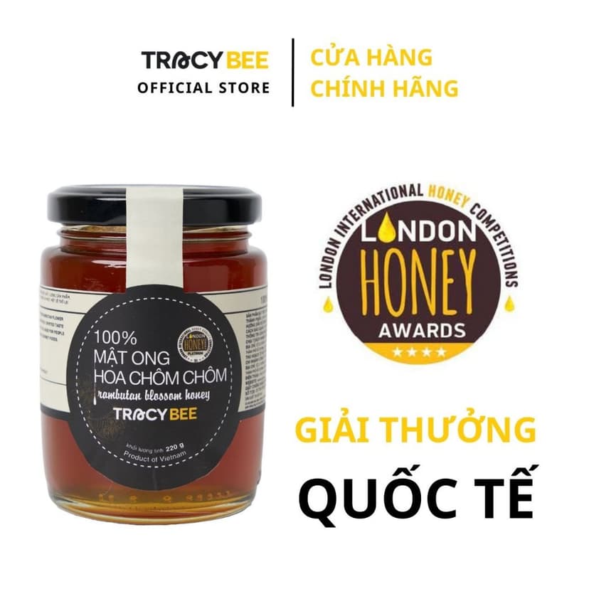 Ảnh MẬT ONG TRACYBEE HOA CHÔM CHÔM NGUYÊN CHẤT 189ML 3