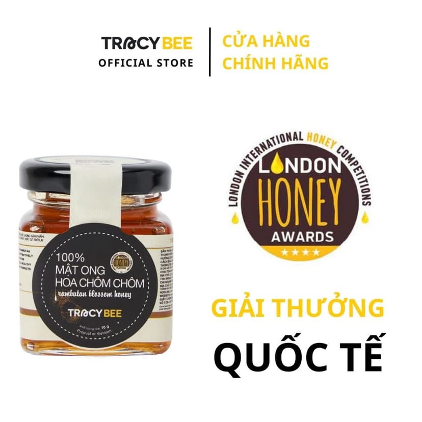 Ảnh MẬT ONG TRACYBEE HOA CHÔM CHÔM NGUYÊN CHẤT 50ml 3