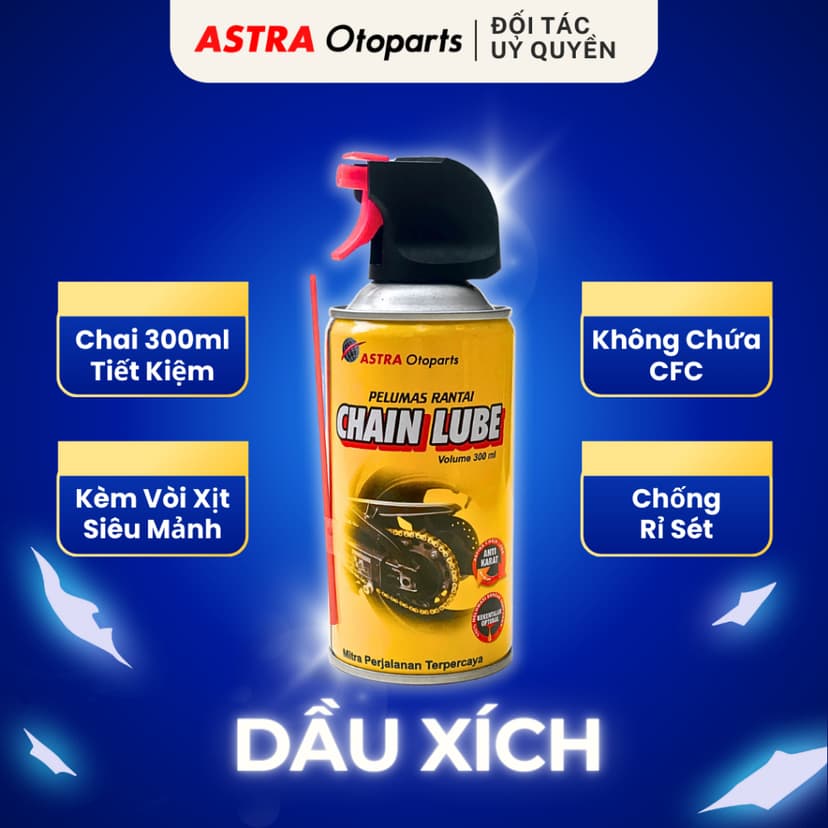 Ảnh Dầu Xích (Sên) ASPIRA chai 300ml cho xe máy 1
