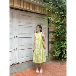 Thumbnail Đầm Suông Đuôi Cá Hoa Lá - Deleah - Thời Trang Thiết Kế 2