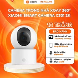 Thumbnail Camera Quan Sát Xiaomi Smart Camera C301 | 2K, 3MP, Xoay 360, Phát Hiện Con Người | Phiên Bản Quốc Tế, Bảo Hành 12 Tháng 1