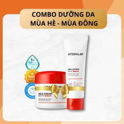 Thumbnail Combo 2 sản phẩm dưỡng da sáng tối cho da nhạy cảm của bé (MLE CREAM 65ML - MLE LOTION 120ML) 1