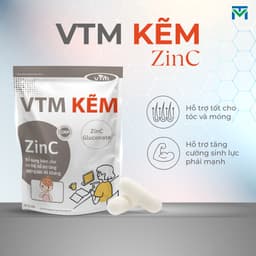 Thumbnail Viên uống bổ sung Kẽm ZinC VTM hỗ trợ tăng cường đề kháng, miễn dịch gói 30 viên - 30 ngày 1