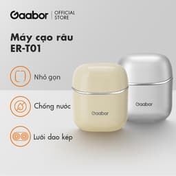 Thumbnail Máy cạo râu thông minh Gaabor ER-T01 đầu cạo 3D ôm vòng, chống nước IPX7 nhỏ gọn dễ dàng mang đi 1