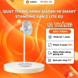 Thumbnail Quạt Thông Minh Xiaomi Mi Smart Standing Fan 2 Lite EU | Điều Khiển Thông Minh Bằng Giọng Nói | Bảo Hành 12 Tháng 1