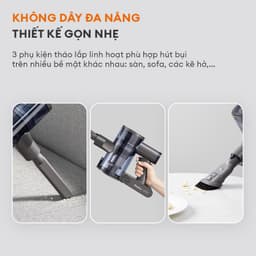 Thumbnail Máy hút bụi không dây lực hút li tâm GAABOR VCL10E-BK01A dòng DEEP SEA cao cấp, pin Lithium tháo rời 4