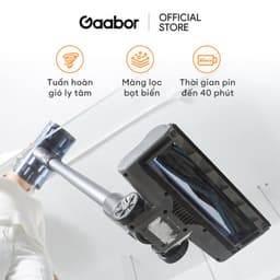 Thumbnail Máy hút bụi không dây lực hút li tâm GAABOR VCL10E-BK01A dòng DEEP SEA cao cấp, pin Lithium tháo rời 2