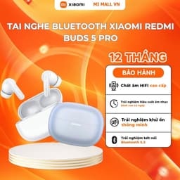 Thumbnail Tai Nghe Bluetooth Xiaomi Redmi Buds 5 Pro | Chất Âm HIFI Cao Cấp | Khử Tiếng Ồn | Pin 38h | Bảo Hành 12 Tháng 1