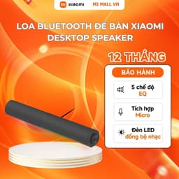 Thumbnail Loa Bluetooth Để Bàn Xiaomi Desktop Speaker | Đèn đổi màu RGB | Nhiều chế độ âm thanh | Micro Tích Hợp | BH 12 tháng 1