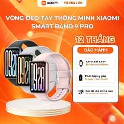 Thumbnail Vòng Đeo Tay Thông Minh Xiaomi Smart Band 9 Pro | Màn Hình AMOLED 1.74" | Pin 350mAh | Chống Nước 5ATM | BH 12 Tháng 1
