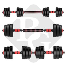 Thumbnail BG Bộ tạ đôi tạ nhựa đen PVC 20KG cao cấp đa năng thiết kế mới 1