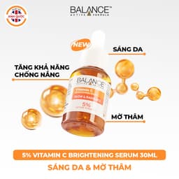 Thumbnail Serum Sáng Da, Mờ Thâm Balance Active Formula 5% Vitamin C Brightening 30ml 4