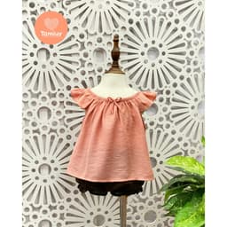 Thumbnail Bộ Bé Gái Tamiuy Vải Xốp Dún Cổ Phối Quần Phồng Nhiều Màu ,Size 10-38 kg 3