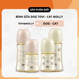 Thumbnail BÌNH SỮA TOVI AND MOLLY PPSU - PHIÊN BẢN CHÓ/MÈO 180ML/280ML 1