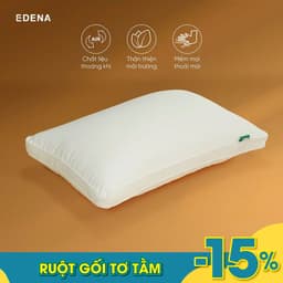 Thumbnail RUỘT GỐI TƠ TẰM EDENA KÍCH THƯỚC 45x65CM - NÂNG NIU TỪNG GIẤC NGỦ NGON 1