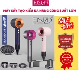 Thumbnail Máy sấy tóc ENZO DY-888, với công nghệ ion âm cao cấp , công suất lớn, giúp tạo mọi kiểu tóc 1