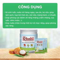 Thumbnail Gạc rơ lưỡi thảo dược Ích Nhi hộp 30 gói giúp vệ sinh răng miệng, làm sạch và bảo vệ lưỡi, nướu trẻ sơ sinh, người ốm 2