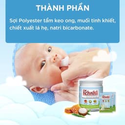 Thumbnail Gạc rơ lưỡi thảo dược Ích Nhi hộp 30 gói giúp vệ sinh răng miệng, làm sạch và bảo vệ lưỡi, nướu trẻ sơ sinh, người ốm 3