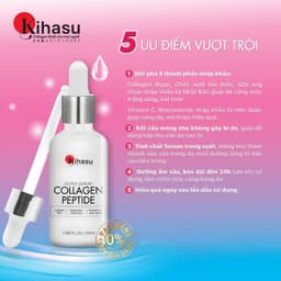 Thumbnail Serum Collagen Kihasu Dưỡng Trắng Da, Cấp Ẩm, Chống Lão Hóa, Se Khít Lỗ Chân Lông, Phục Hồi Da 4