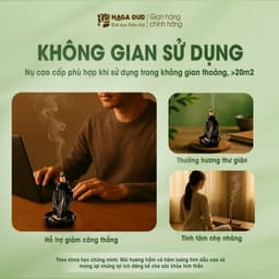 Thumbnail NHANG TRẦM NỤ HAGA NGỌT ĐẬM, THÍCH HỢP BIẾU TẶNG, LỄ PHẬT, THỜI GIAN CHÁY LÊN ĐẾN 30’- 24 NỤ 4