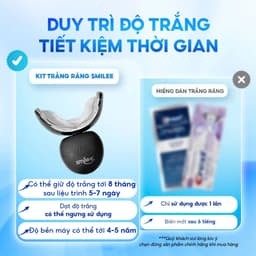 Thumbnail Trắng răng Smilee Extra, kít làm trắng răng từ 2 đến 6 tone sau 5-7 ngày sử dụng 4