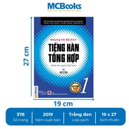 Thumbnail Sách - Tiếng Hàn Tổng Hợp Dành Cho Người Việt Nam - Giáo trình kèm sách bài tập - MCBooks 2