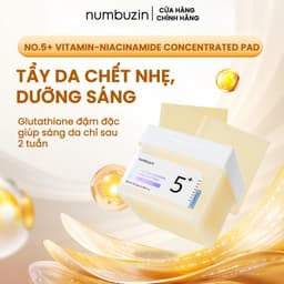 Thumbnail Toner Pad Numbuzin No.5+ Vitamin-Niacinamide Concentrated – Làm Sáng Da, Mờ Thâm, Cấp Ẩm (70 Miếng) 1