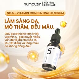Thumbnail Serum Numbuzin No.5 Cô Đặc Vitamin C, Sáng Da, Mờ Thâm, Chống Lão Hóa (30ml) 1