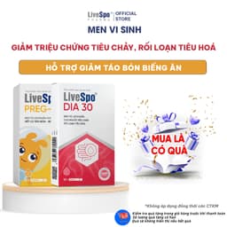 Thumbnail Men vi sinh chứa Bào tử lợi khuẩn giảm Táo bón, biếng ăn, tiêu chảy LiveSpo Pregmom - LiveSpo Dia30 1