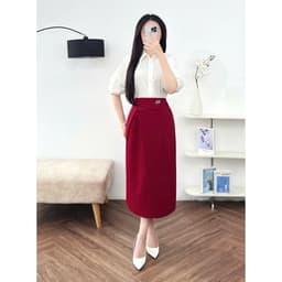 Thumbnail Áo Sơ Mi Nữ 𝐂𝐂𝐇𝐀𝐓 Dáng Suông Tay Ngắn Laci Chất Liệu Cao Cấp 15FNT2003ST 1