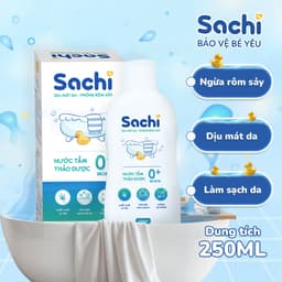 Thumbnail Nước Tắm Thảo Dược An Toàn Cho Bé SACHI Chai 250ml Làm Sạch, Ngăn Ngừa Rôm Sảy, Mảng Bám Da Đầu 2