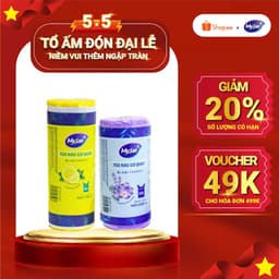 Thumbnail MyJae Túi Rác Có Quai, Tự Phân Hủy, Dạng Cuộn 2 Size 10L 25L 1