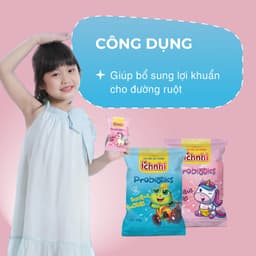 Thumbnail Kẹo dẻo lợi khuẩn Ích Nhi (dây 10 gói) chứa lợi khuẩn bacillus subtilis hỗ trợ tiêu hóa 2