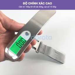 Thumbnail Cân điện tử mini cầm tay DOROTA cân nặng hỗ trợ tối đa tới 50kg cân vali du lịch, hàng hoá CCT 3