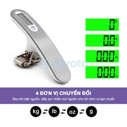 Thumbnail Cân điện tử mini cầm tay DOROTA cân nặng hỗ trợ tối đa tới 50kg cân vali du lịch, hàng hoá CCT 2
