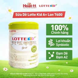 Thumbnail Sữa Dê Lotte Kid A+ Tăng Chiều Cao Cho Bé - Sữa Bột Giúp Phát Triển Trí Não Cho Bé Lon 760g 1