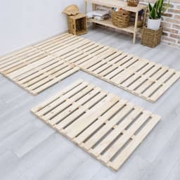 Thumbnail Giường gỗ thông pallet Behomes, chống ẩm mốc mối mọt, mặt nhẵn mịn 4