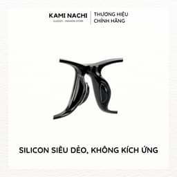 Thumbnail Bộ 2 miếng đệm mũi silicon hình chữ D có mặt dán keo cho mắt kính KAMI NACHI 4