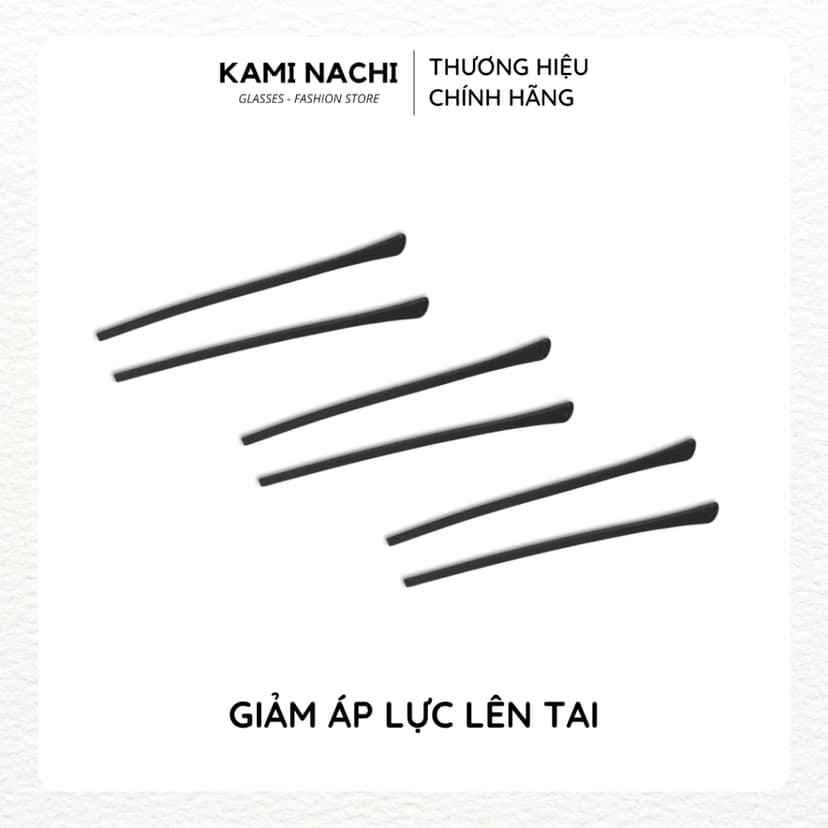 Ảnh Đệm bảo vệ chân kính toàn diện chống đau tai dành cho kính kim loại KAMI NACHI 4