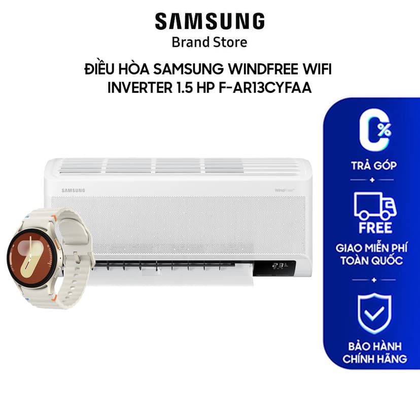 Ảnh Điều hòa Samsung WindFree Wifi Inverter 12,000 BTU/h 1.5 HP F-AR13CYFAA 1