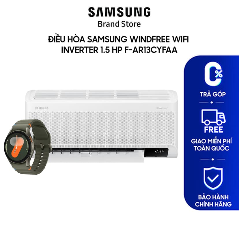 Ảnh Điều hòa Samsung WindFree Wifi Inverter 12,000 BTU/h 1.5 HP F-AR13CYFAA 2